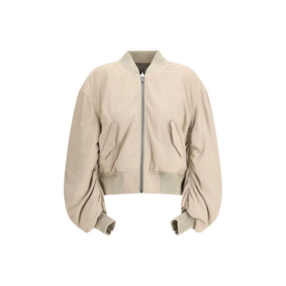 Rick Owens Beige Lamb Ovis Aries Women's Bomber